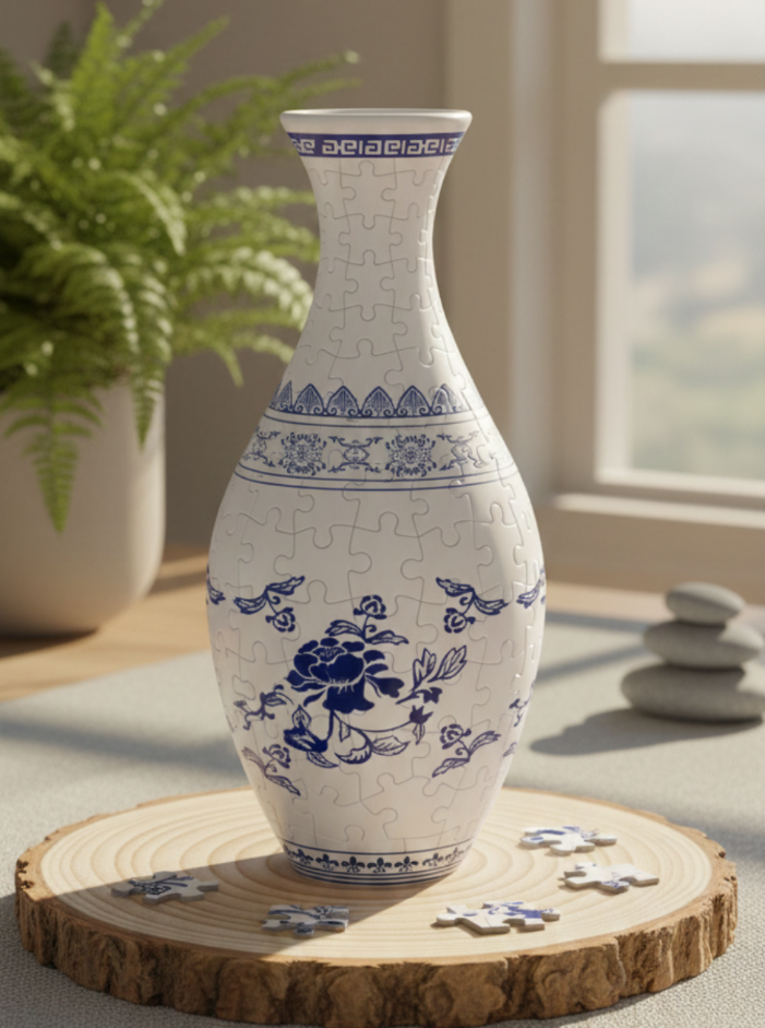 BloomVase: Jarrón Rompecabezas 3D